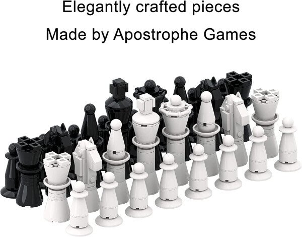 Набор шахмат Building Block - 1,024 шт. - от Apostrophe Games - APOSTROPHE GAMES (1)