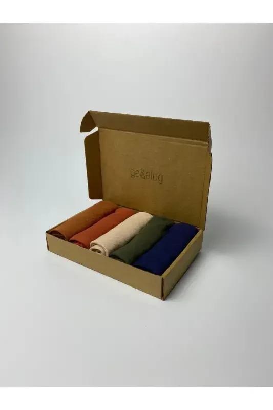 Набор слюнявчиков и слингов из 100% органического хлопка-муслина, 4 слоя (5 шт.) - 2