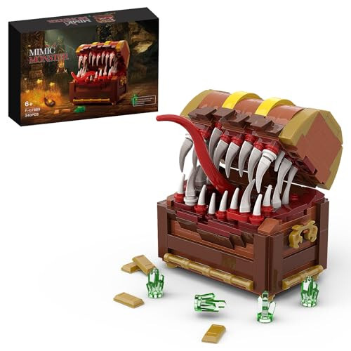 Набор строительных блоков NUTAIN Games Series Mimic Treasure Chest для взрослых и детей (330 шт.) - 1