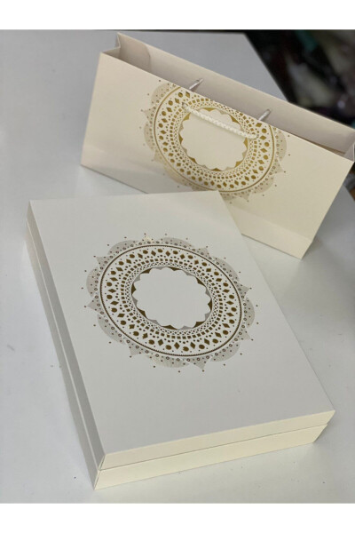 Набор: Тюк, молитвенный коврик, Священный Коран - Крем - 3