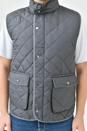 Надувной Жилет Сумка С Карманами-Серый - Modazone (1)