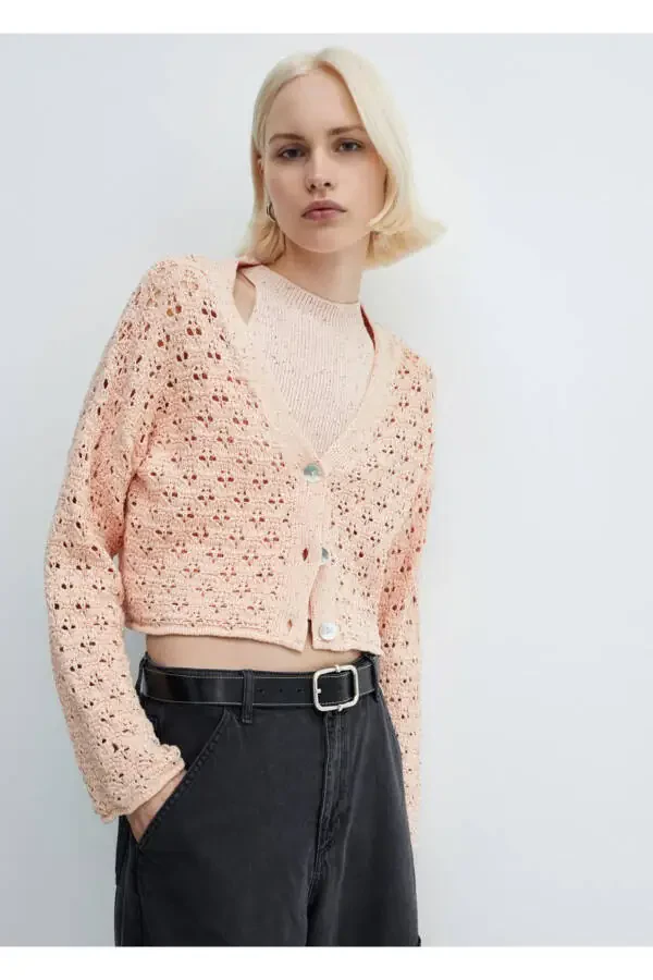 Nakışli triko kozok - 1