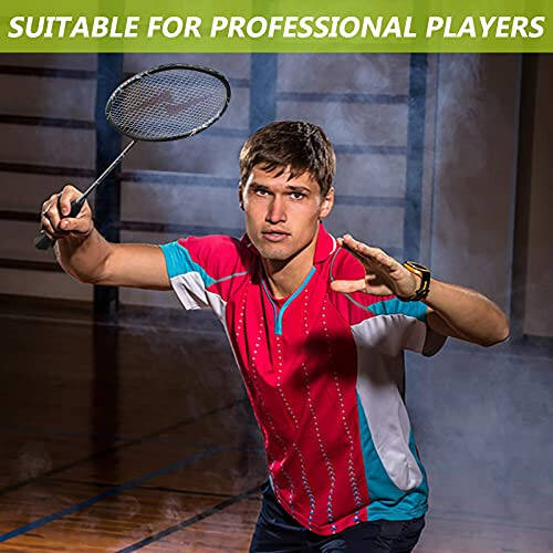 Nalax Badminton Set,2 Player Badminton Rackets Carbon Fiber Badminton Racquet with 3 Shuttlecocks and 1 Carrying Bag,Badminton Backyard Games for Outdoor,Garden,Beach,Family Fun Game - 5