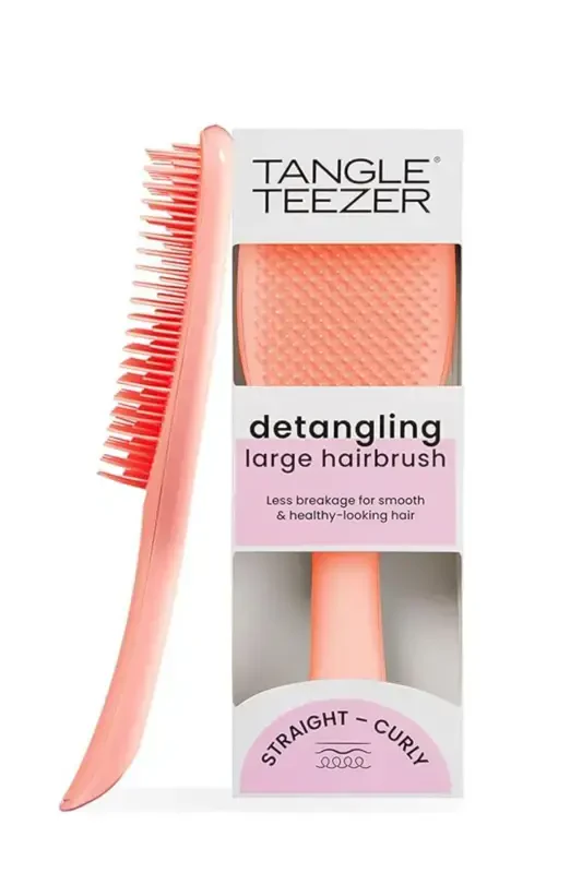 Nam tozalash uchun katta shaftoli soch cho'tkasi - TANGLE TEEZER