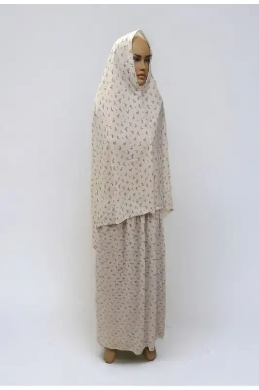 Намазное платье Синий цвет Практичный платок Батал Размер 2 шт-СИНИЙ - 2