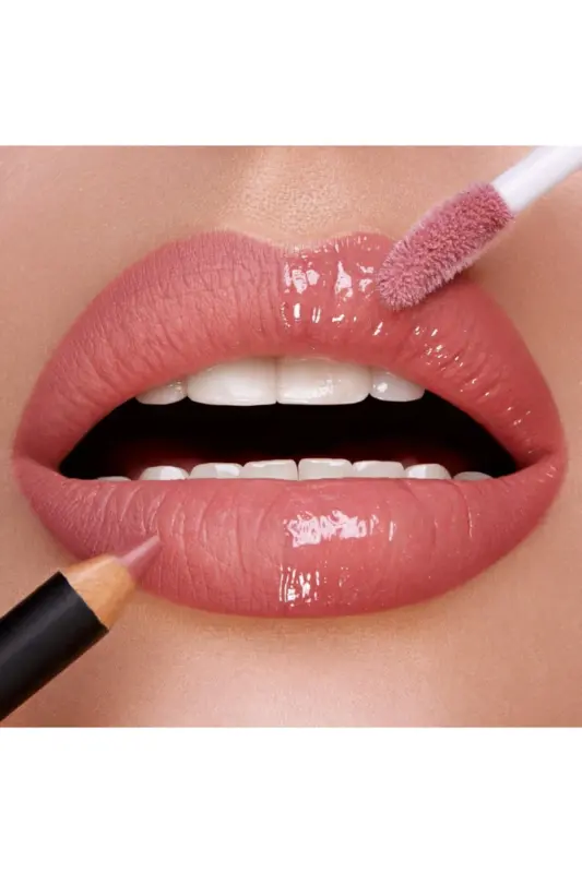 Namlantiruvchi lablar uchun yaltiroq - 3d Hydra Lipgloss 32 Pearly Natural Rose-Pearly Natural Rose - 3