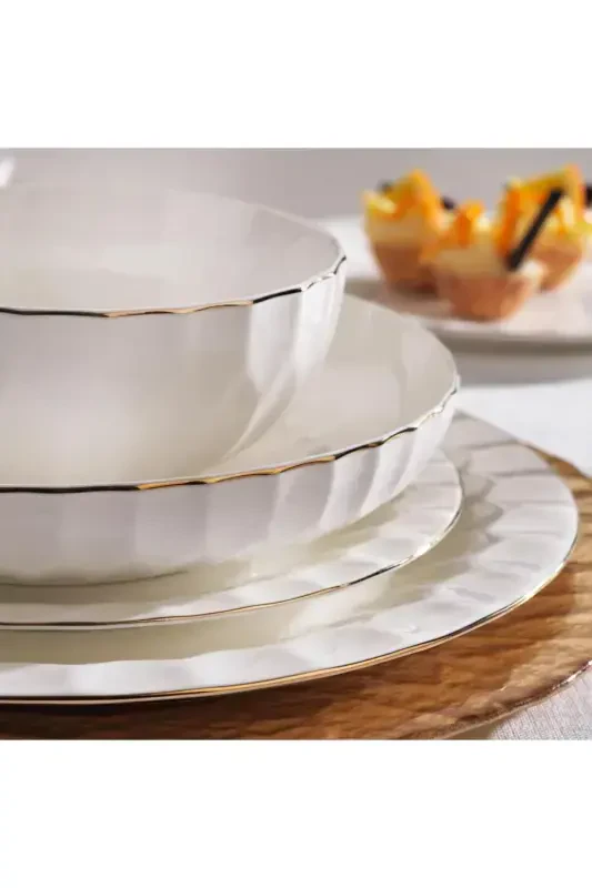 Nancy Dinner Set 24 Pieces - Gold - 6