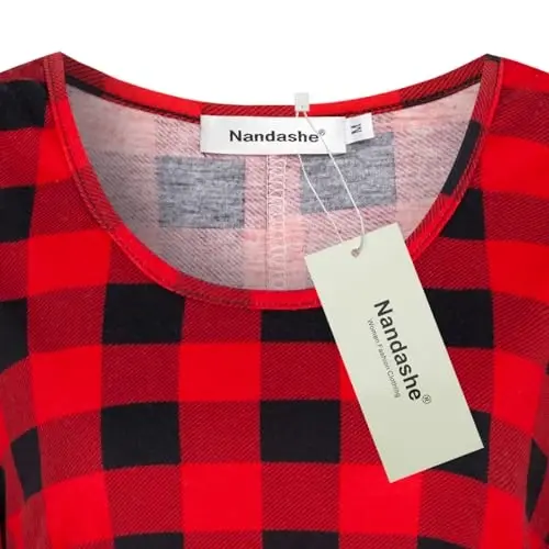 Nandashe Ayollar 3/4 Yengli Gullar Tunik Ko'ylaklar Yozgi Kundalik Chiroyli Bluzkalar Tepalar - 1