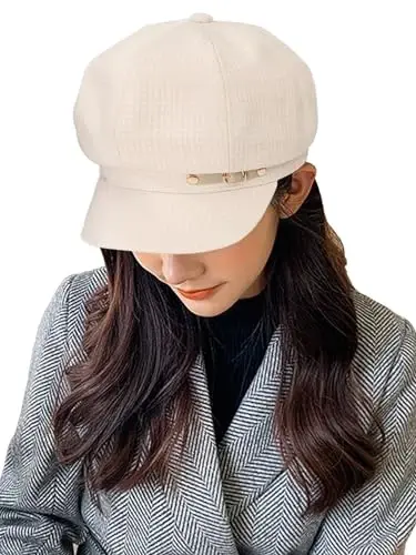 Nanwansu Women Beret Newsboy Hats Classic Autumn Spring Winter Cap - 2