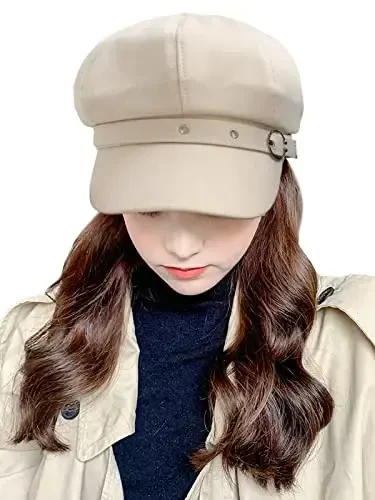 Nanwansu Women Beret Newsboy Hats Classic Autumn Spring Winter Cap - 5