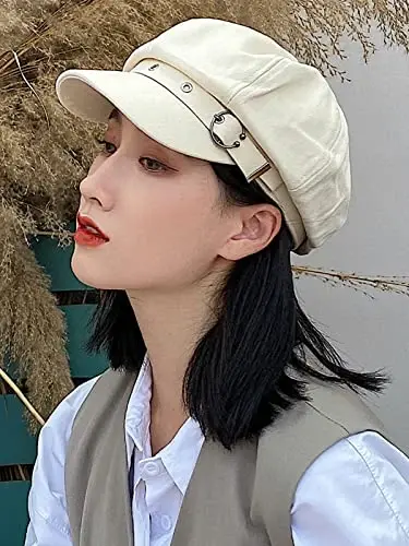 Nanwansu Women Beret Newsboy Hats Classic Autumn Spring Winter Cap - 4
