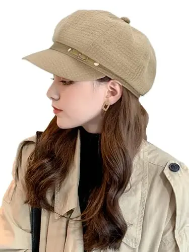 Nanwansu Women Beret Newsboy Hats Classic Autumn Spring Winter Cap - 3
