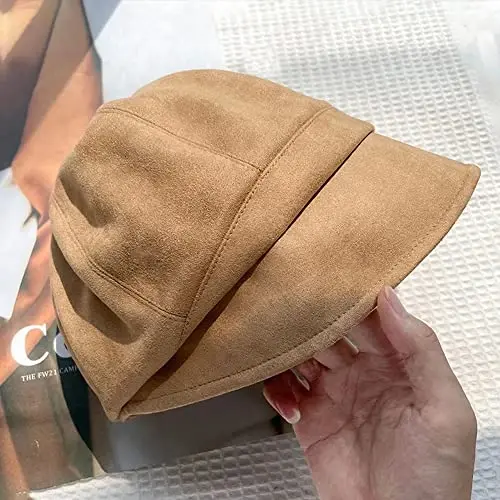 Nanwansu Women Visor Beret Cap Newsboy Hat Lady Baker Hat Cotton Sun Hat - 5