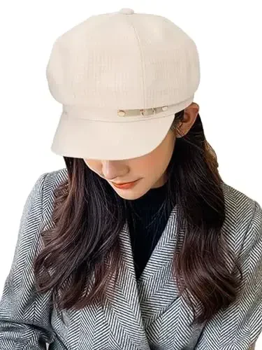 Nanwansu Women Beret Newsboy Hats Classic Autumn Spring Winter Cap - 2