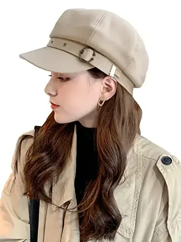 Nanwansu Women Beret Newsboy Hats Classic Autumn Spring Winter Cap - 6