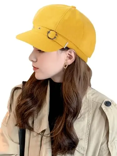 Nanwansu Women Beret Newsboy Hats Classic Autumn Spring Winter Cap - 3