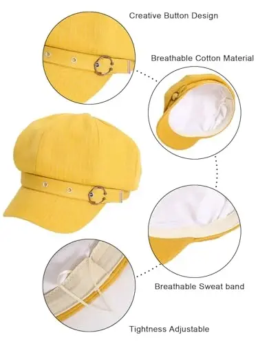 Nanwansu Women Beret Newsboy Hats Classic Autumn Spring Winter Cap - NANWANSU (1)