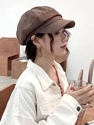 Nanwansu Women Beret Newsboy Hats Classic Autumn Spring Winter Cap - 3