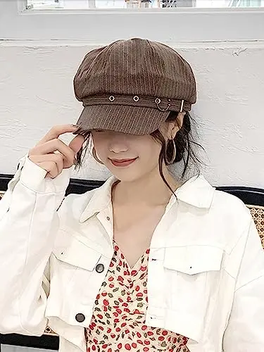 Nanwansu Women Beret Newsboy Hats Classic Autumn Spring Winter Cap - 4