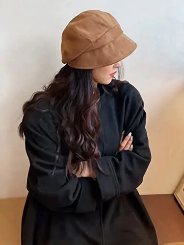 Nanwansu Women Visor Beret Cap Newsboy Hat Lady Baker Hat Cotton Sun Hat - 3