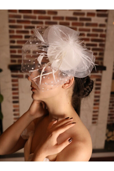 Naomi - Bohemian Wedding Hat - 1