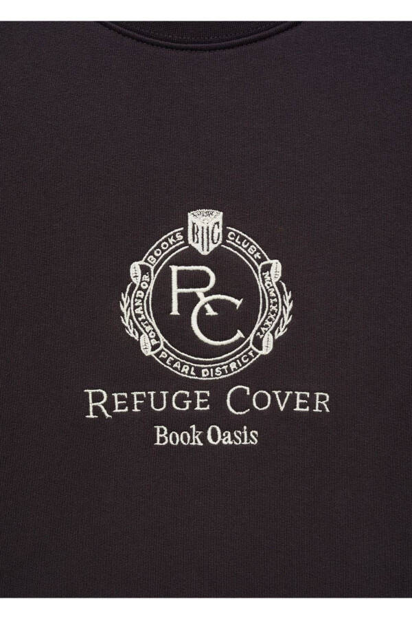 Naqshlangan tafsilotli 100% paxtadan tayyorlangan kozok - 5