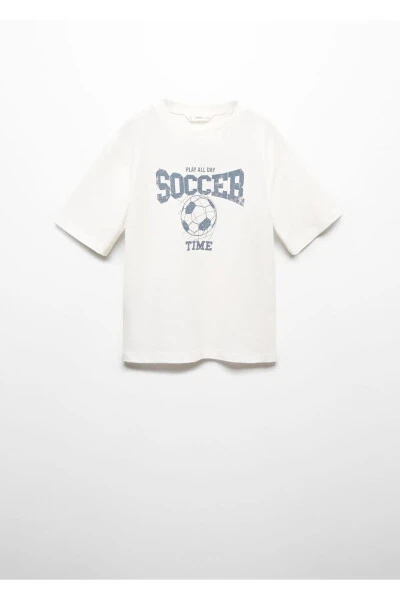 Naqshli paxta futbolkasi - MANGO KIDS