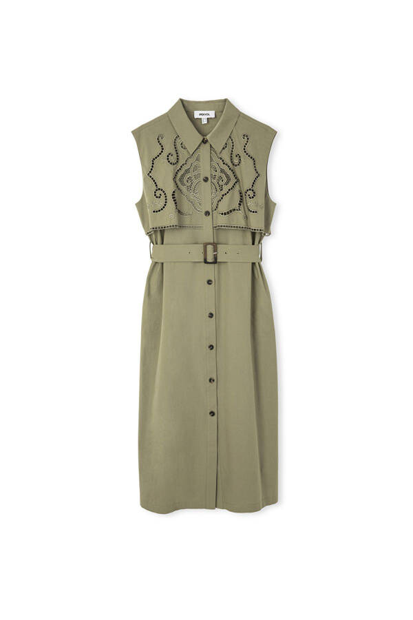 Naqshli poplin ko'ylak - 3