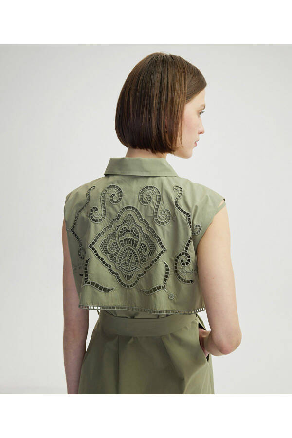 Naqshli poplin ko'ylak - 6