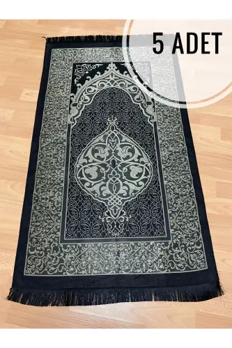 Naqshli popukli sovg'alik bochqalik tafta qora joynamoz - qora 