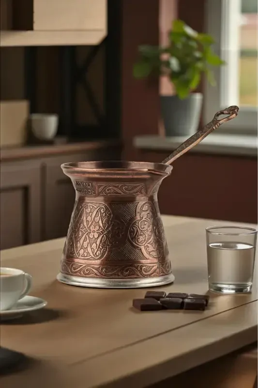 Naqshli quyma Choynak 4 kishilik - Magnit pechlarga mos - 2