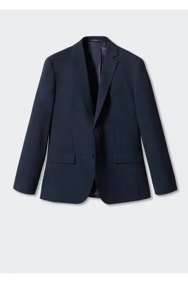 Naqshli tor naqshli blazer koʻylagi - 3