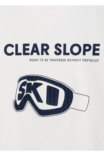 Naqshli uzun yengli futbolka - 4