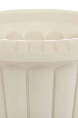Narcissus Leg Pot Broken White Plastic Flower Pot - 5