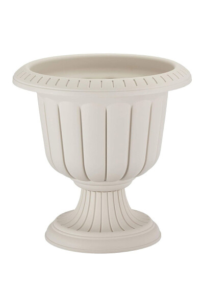 Narcissus Leg Pot Broken White Plastic Flower Pot - 8