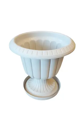 Narcissus No0 And No1 Pot Saucer 26cm Plate Yalı Vaha No6 Serinova Plastic Narcissus Pot Pad-26cm White - 7