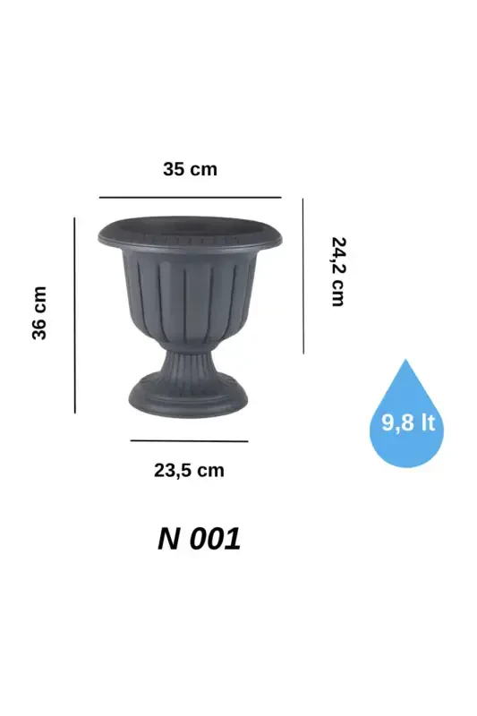 Nargis Saksisi Antratsit 9.8 Lt (n001) (bc)-Antratsit - SERİNOVA