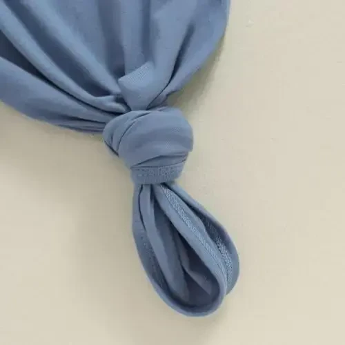 Наряд для новорожденного мальчика или девочки, одежда для выписки из роддома, пижама, милый осенне-зимний комплект для сна с шапочкой. - 5