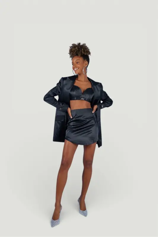 Нарядная Юбка Чёрная - 2