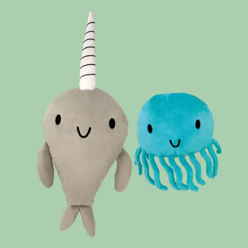 Narwhal va Jelly peluş to'plami: 14 va 7 W/Tentacles -- Ben Clanton - 3