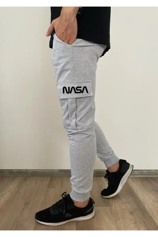 Nasa bosma paçasi elastik yuk xaltali sport shim-kulrang - 1