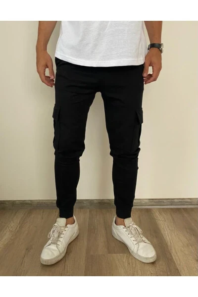 NASA bosma qora kargo cho'ntakli shim - PANDY (1)