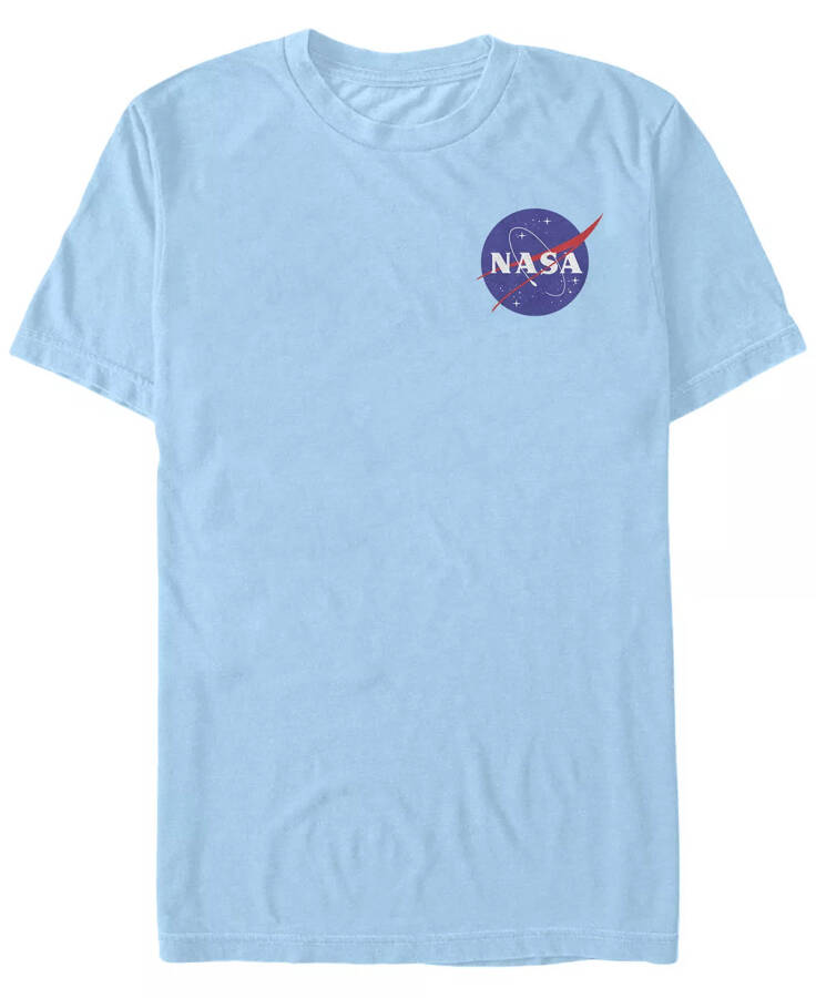 NASA Erkek Logo Kısa Kollu T-shirt Bebek Mavisi - 1