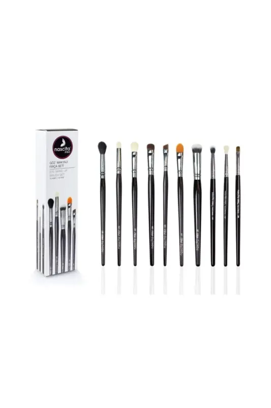 Nascita 10 Piece Eye Makeup Brush Set - 1
