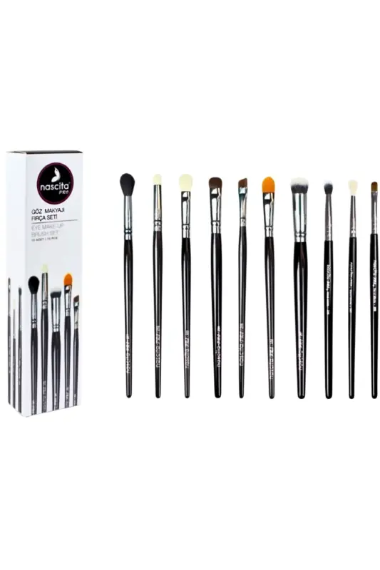 Nascita 10 Piece Eye Makeup Brush Set - 3