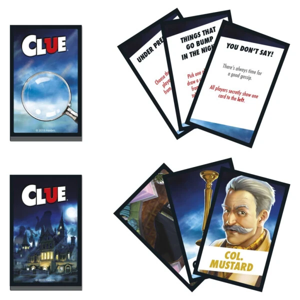 Настольная игра Clue, детективная игра для детей от 8 лет и старше, семейные игры для 2-6 игроков. - 3