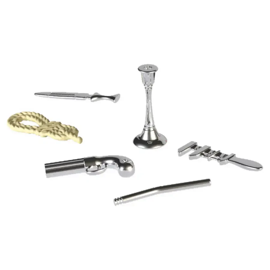 Настольная игра Clue, детективная игра для детей от 8 лет и старше, семейные игры для 2-6 игроков. - 4