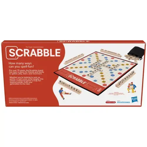 Настольная игра Scrabble, увлекательная семейная игра для 2-4 игроков. - SCRABBLE (1)