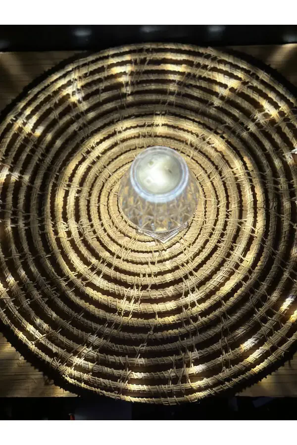 Настольная лампа с проекцией, маленькая, кристаллический алмаз, светодиодная, на батарейках, прозрачный абажур, 12 см - 3