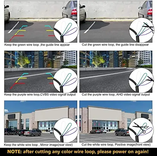 NATIKA Backup/Front/Side View Camera: No Distortion Effect Starlight Night Vision HD Metal Flush or Surface Mount 720P AHD and TVI Reverse Rear View Backup Camera for Cars Pickup Trucks SUVs RVs Vans - 12